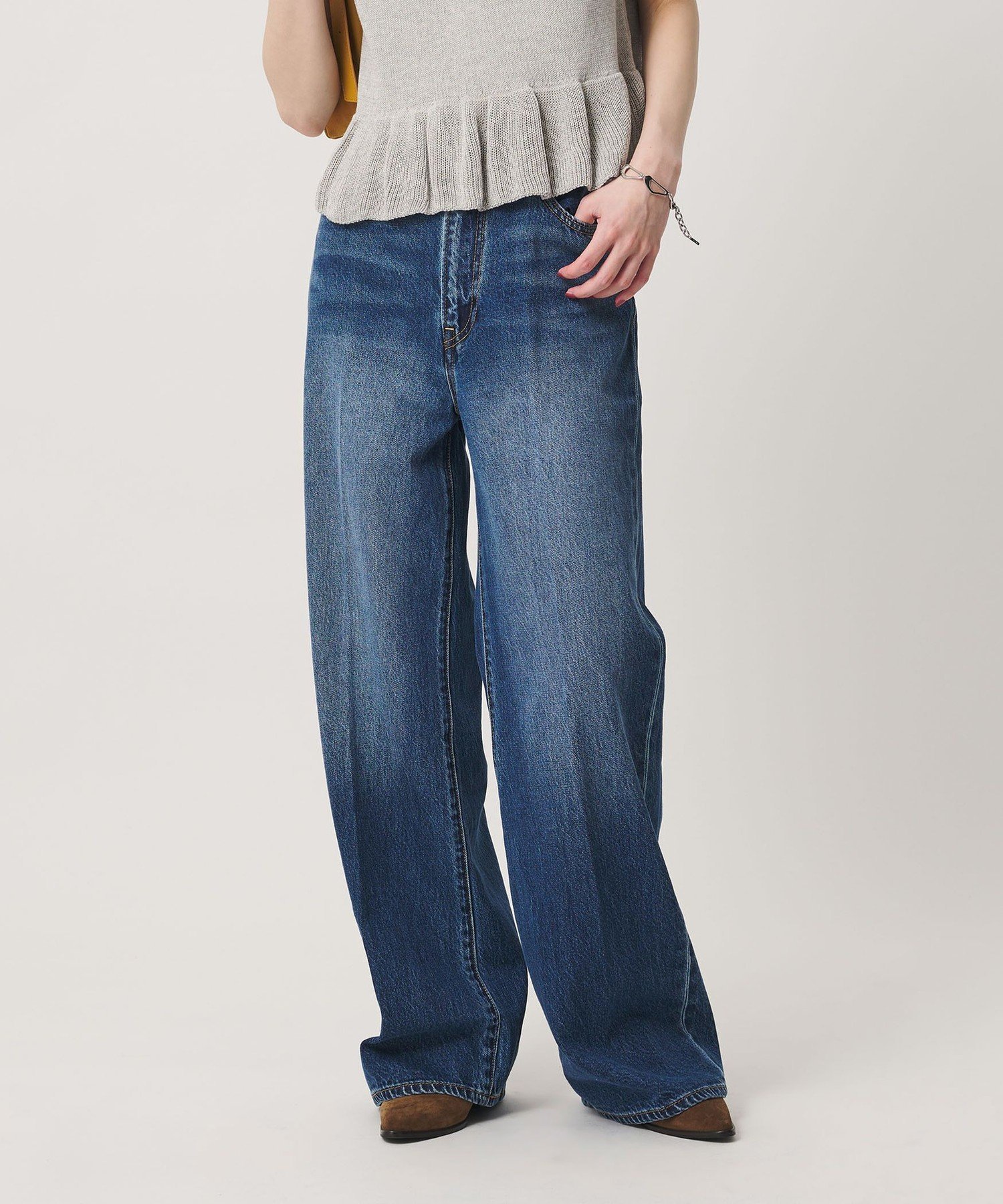 【国内EXCLUSIVE】＜Levi's＞RIBCAGE ワイドデニムパンツ ビューティー＆ユース ユナイテッドアローズ パンツ ジーンズ・デニムパンツ