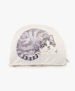 【SALE／20%OFF】Afternoon Tea LIVING クッションブランケット/Cat's NapTime アフタヌーンティー・リビング インテリア・生活雑貨 ブランケット・ひざ掛け グレー ホワイト