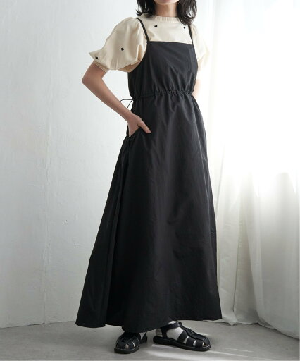 【SALE/32%OFF】VENCE share style Ladys ポケットギャザーキャミワンピース ヴァンス エクスチェンジ ワンピース・ドレス ワンピース ブラック ホワイト【送料無料】 【SALE/32%OFF】VENCE share style Ladys ポケットギャザーキャミワンピース ヴァンス エクスチェンジ ワンピース・ドレス ワンピース ブラック ホワイト【送料無料】