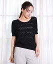 【SALE/65%OFF】DECADE CLASSIC 【DECADE CLASSIC】コットン100% 透かし編みトップス ディケイドクラシック トップス ニ...