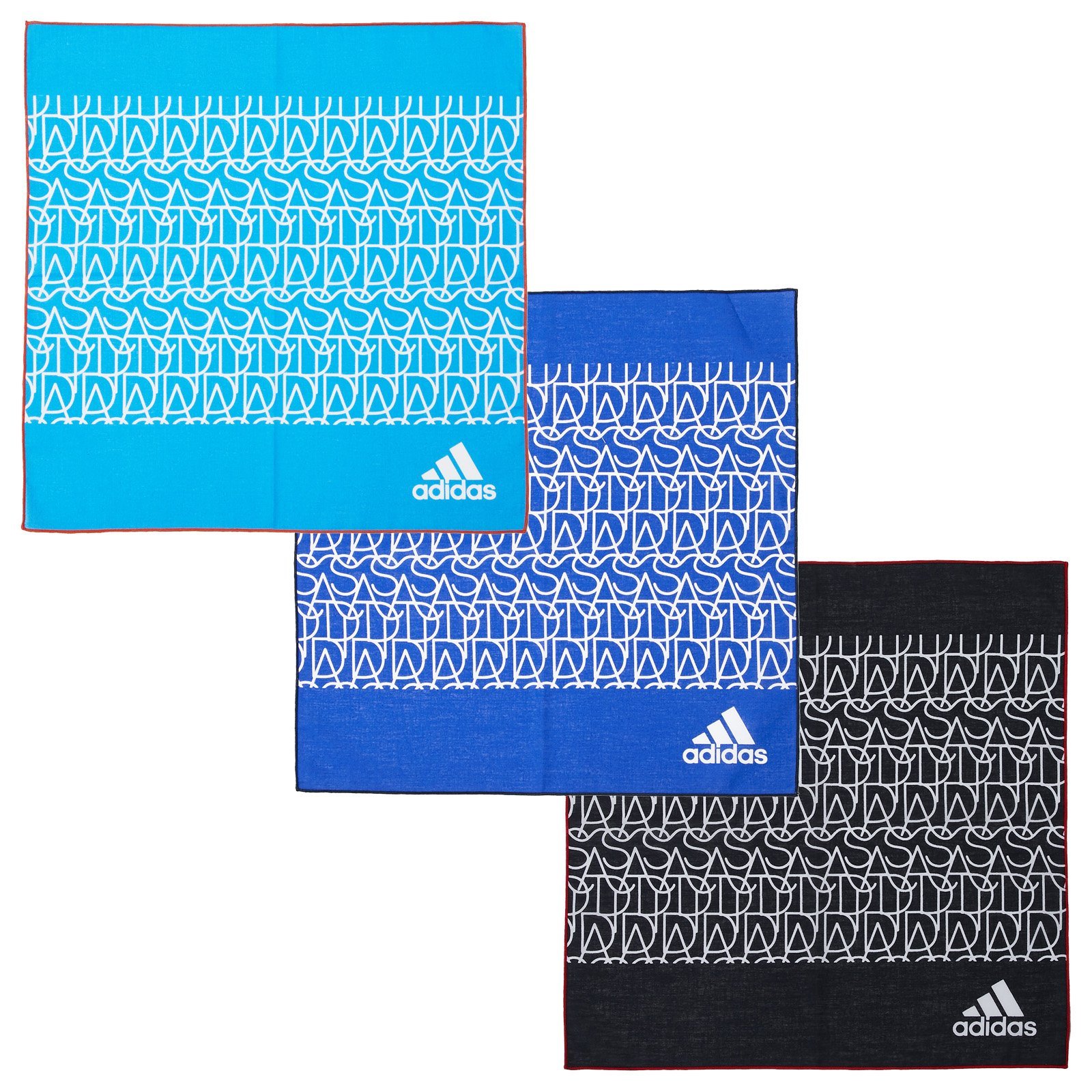 アディダス adidas adidas(アディダス) タオルハンカチ 3枚セット インターモードカワベ ファッション雑貨 ハンカチ・ハンドタオル