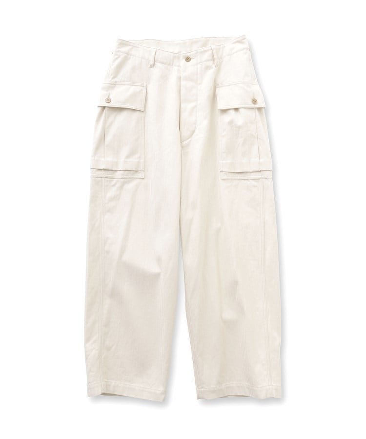 DRESSTERIOR blurhms(ブラームス)Cotton-HBT 43 Pants|パンツ ドレステリア パンツ その他のパンツ ホワイト【送料無料】