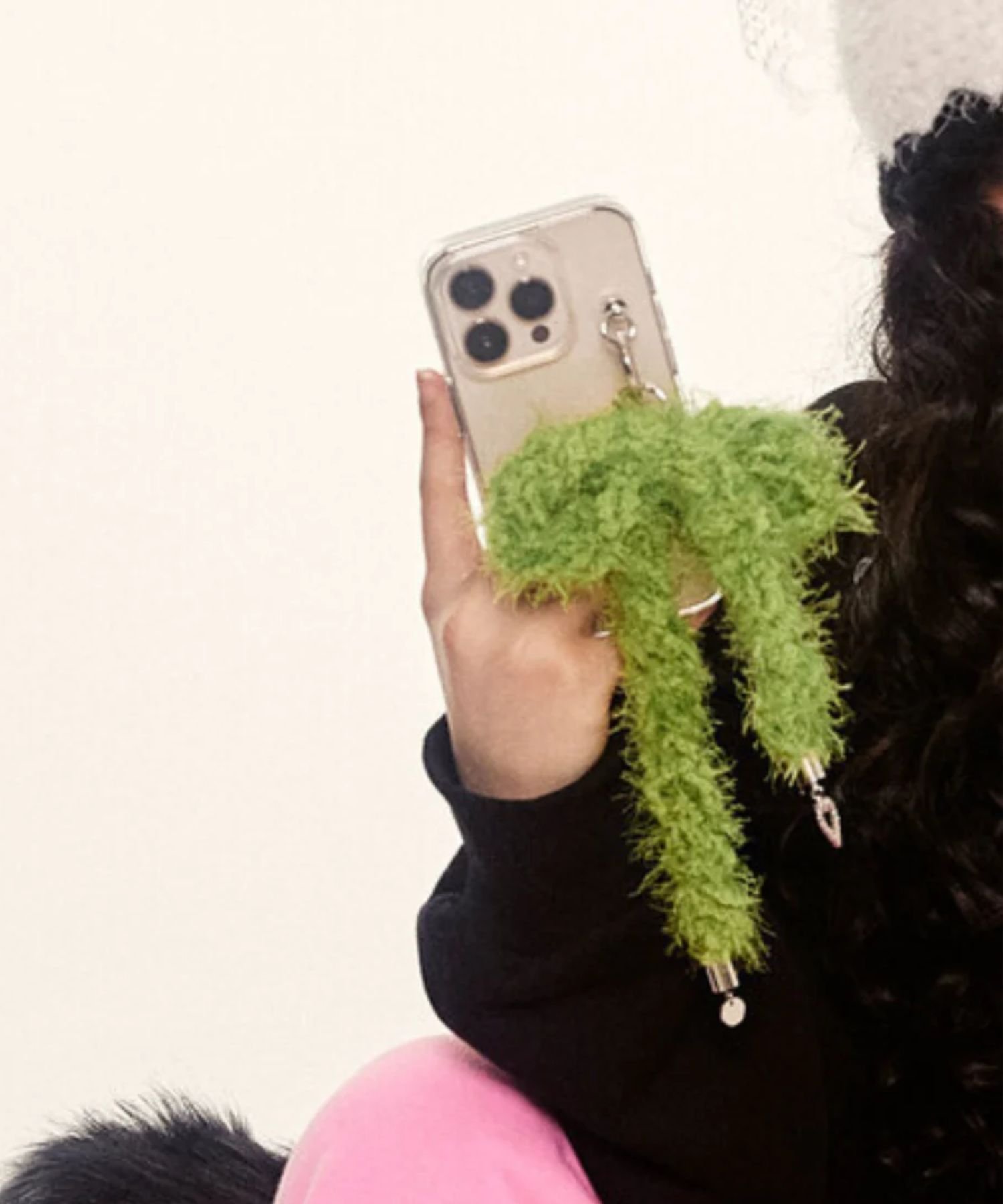 YEGG Fur ribbon keyringåեܥ󥭡 㡼ޡå եå󻨲 㡼ࡦ ꡼ ԥ