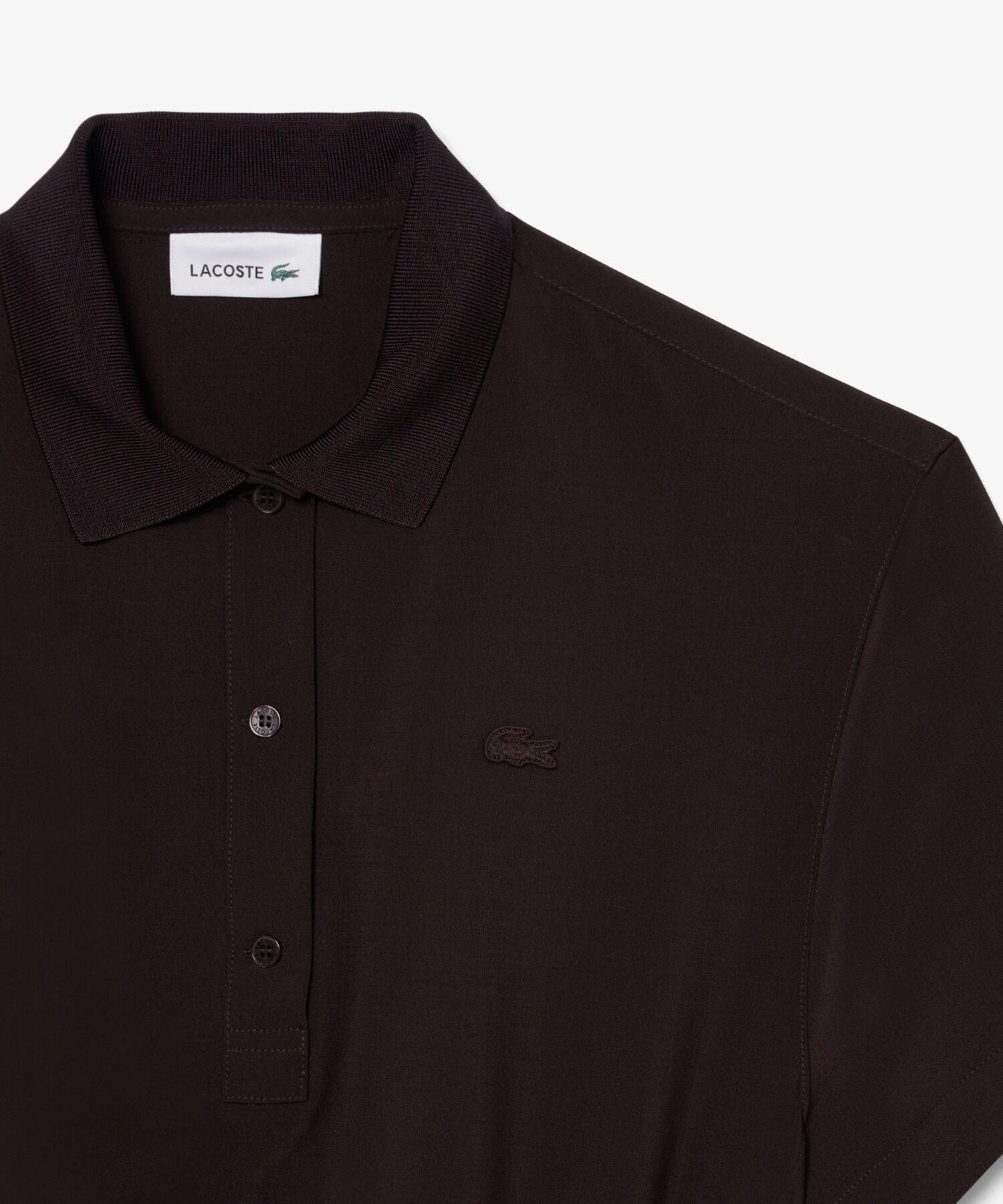 LACOSTE DRESSES ラコステ ワンピース・ドレス シャツワンピース ブラック【送料無料】