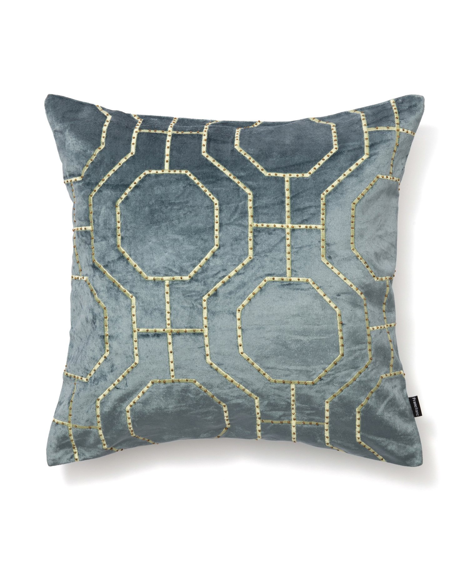 【SALE／70%OFF】Francfranc キカビーズ クッションカバー 450*450(141) フランフラン インテリア・生活雑貨 クッション・クッションカバー ブルーのサムネイル