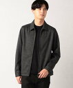 【SALE／30 OFF】COMME CA MEN ステンカラージャケット コムサメン ジャケット アウター ブルゾン ジャンパー ブラック グレー【送料無料】