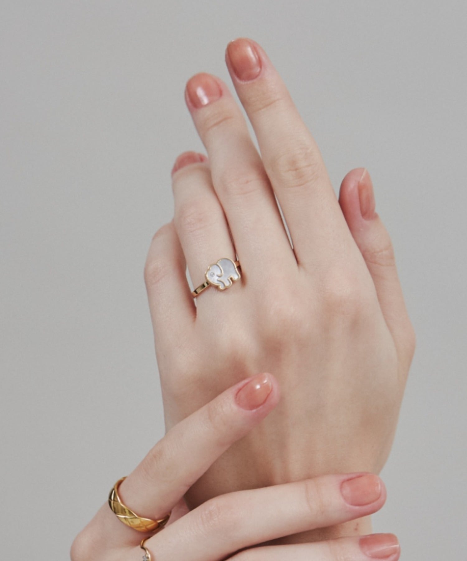 【SALE／44%OFF】ciite' 【 金属アレルギー対応 】 エレファント モチーフリング サージカルステンレス シーテ アクセサリー・腕時計 リング・指輪 ゴールド シルバー