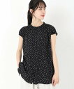 【SALE/50%OFF】STRAWBERRY-FIELDS パウダーサテンフレンチスリーブブラウス ストロベリーフィールズ トップス シャツ・ブラウス ベージュ ブルー ピンク ブラック【送料無料】