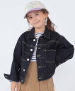 SHIPS KIDS SHIPS KIDS:100~130cm / ヴィンテージ ライク インディゴ デニム ジャケット シップス ジャケット・アウター デニムジャケット ネイビー【送料無料】(4)