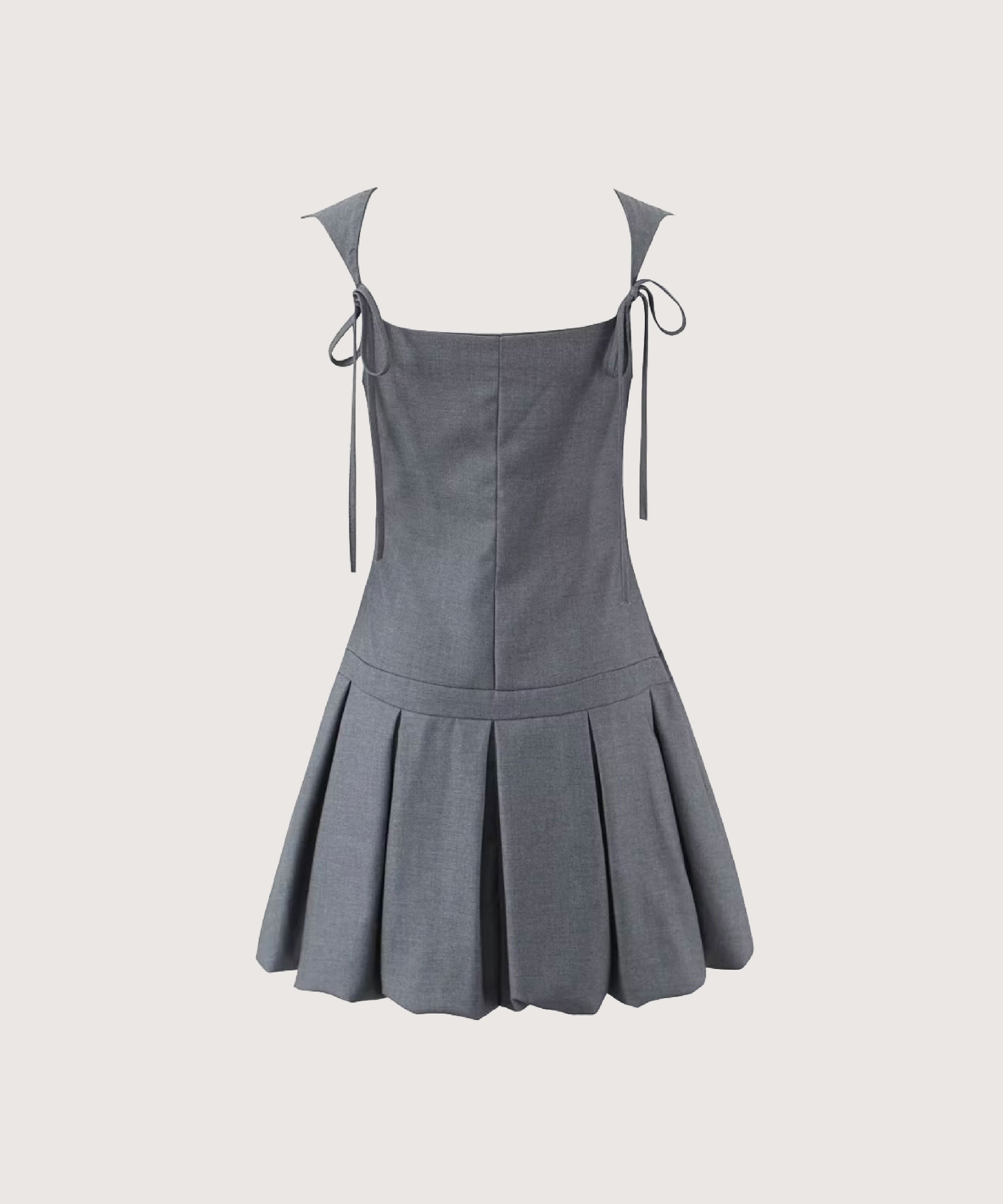 LA POMME petit French Cami Gather One Piece ラポミ・プチ ワンピース・ドレス その他のワンピース・ドレス ブラック グレー