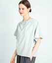 【SALE/30%OFF】Sonny Label 吸水速乾クールタッチワイドTシャツ サニーレーベル トップス カットソー・Tシャツ グリーン グレー ホワイト【送料無料】