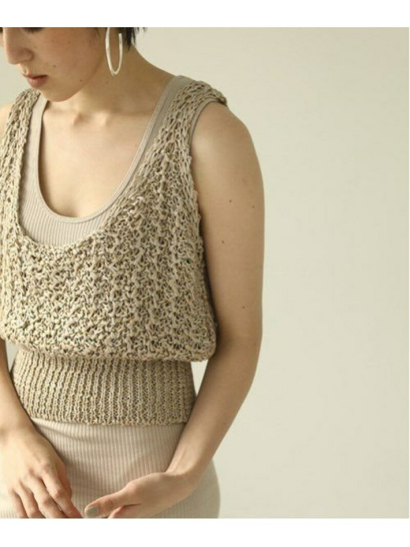 BONAPPETIT TODAYFUL(トゥデイフル) "Linen Knit Bustier"リネンニットビスチェ 12010525 キャナルジーン ニット ニットその他 ベージュ【送料無料】のサムネイル