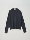 JOHN SMEDLEY 長袖コットンニットクラシックポロシャツ | FINCHLEY | 30G EASY FIT ジョンスメドレー トップス ニット ネイビ...
