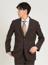 【SALE/58%OFF】m.f.editorial ウールライク ストレッチ スリムフィット 2ボタンジャケット(セットアップ可能) タカキュー スーツ・フォ...
