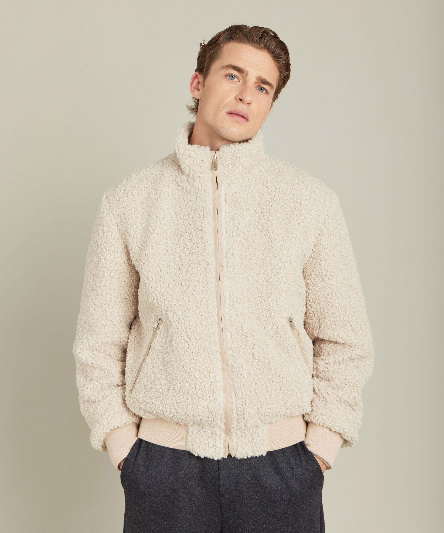 【Outlet】UT61 BLOUSON ブルゾン アニエスベー ジャケット・アウター ブルゾン・ジャンパー ホワイト