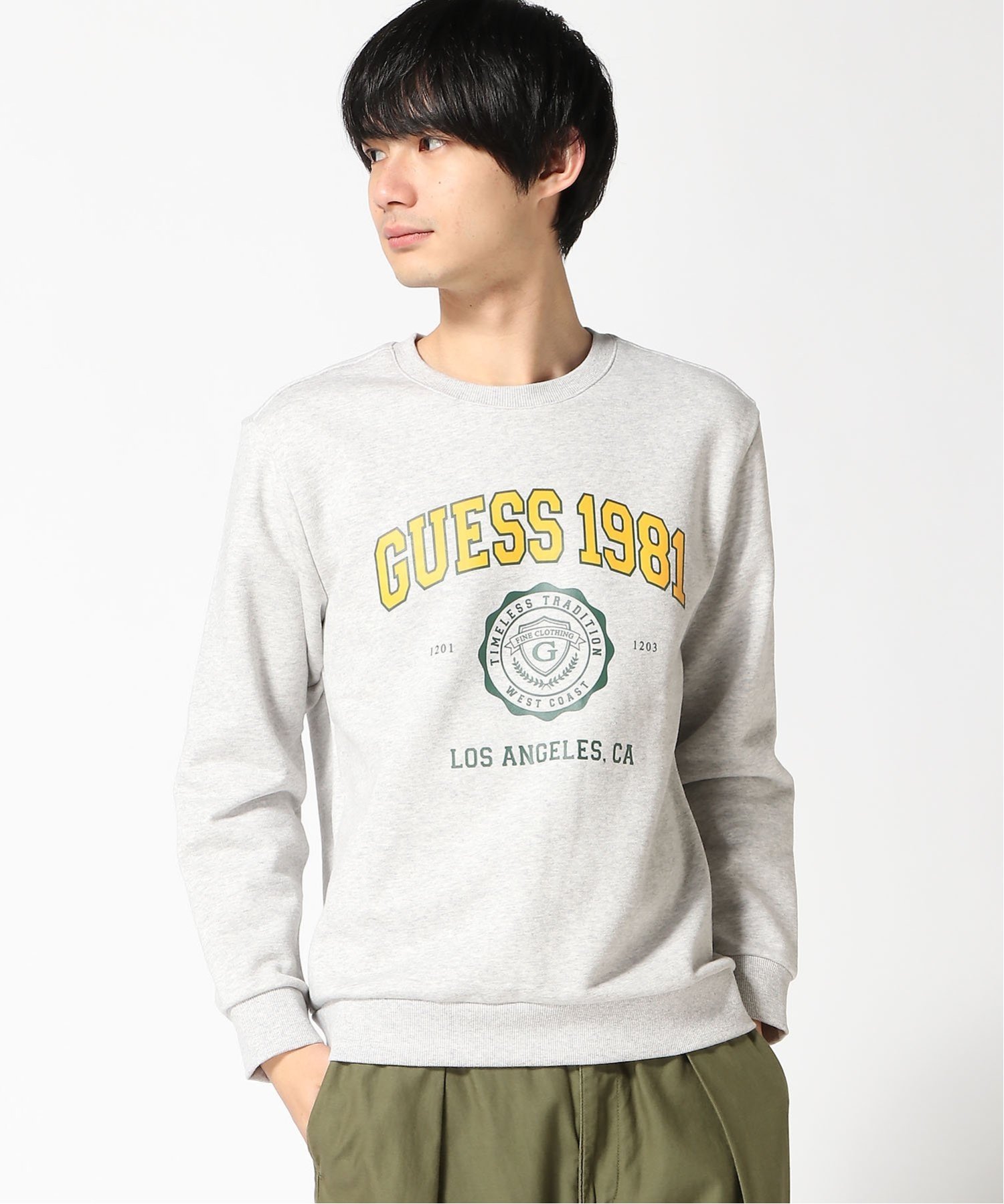 SALE20%OFFGUESS GUESS å ȥ졼ʡ(M)MEN'S L/Slv Sweatshirt  ȥåץ ...