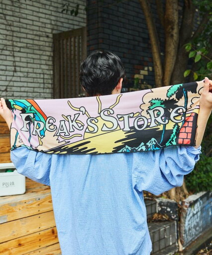 FREAK'S STORE BF 冷感クールタオル フリークスストア ファッション雑貨 ハンカチ・ハンドタオル イエロー FREAK'S STORE BF 冷感クールタオル フリークスストア ファッション雑貨 ハンカチ・ハンドタオル イエロー