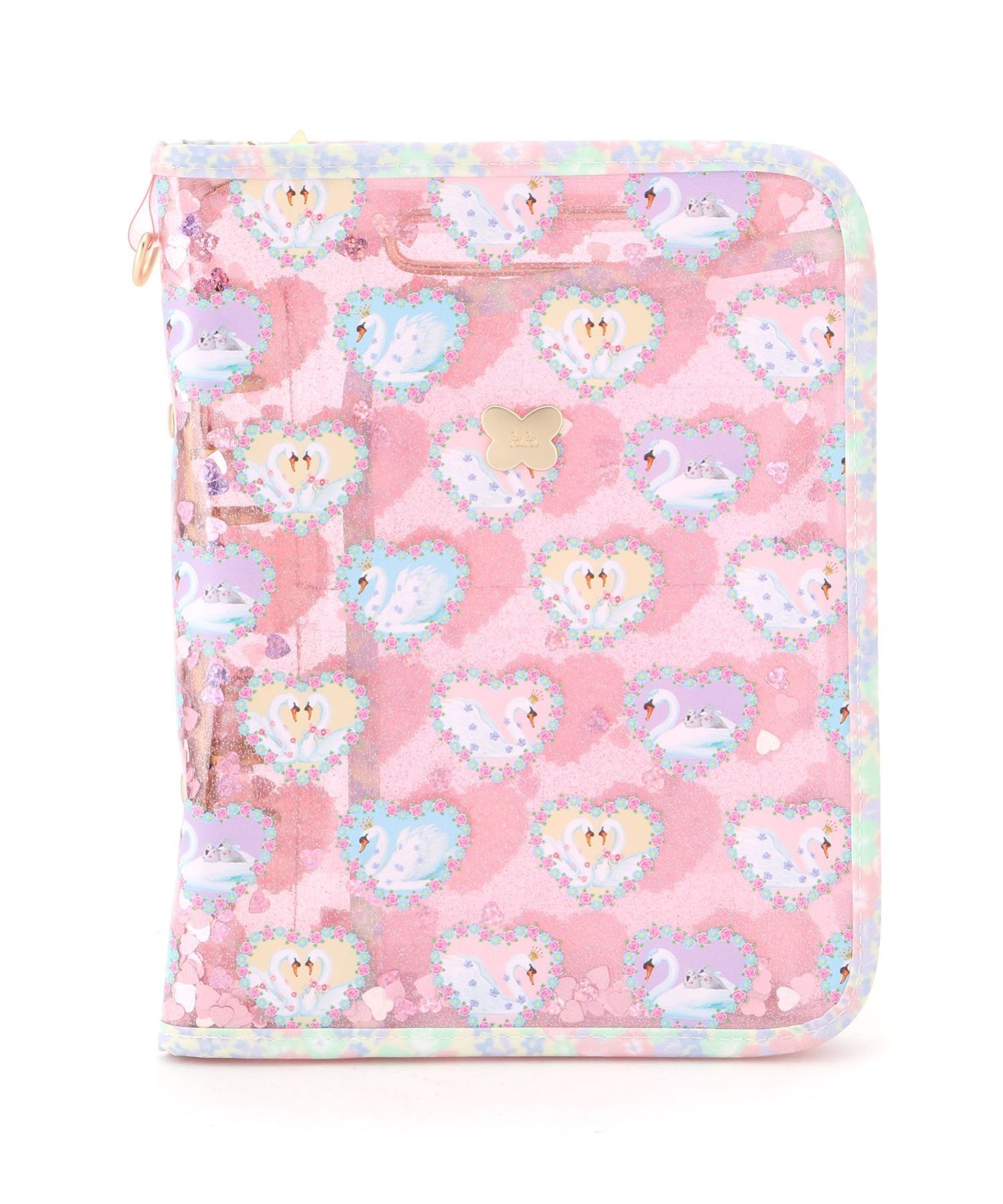 fafa (K)HARPER ANNE_BINDER POUCH フェフェ 財布・ポーチ・ケース ポーチ ピンク【送料無料】