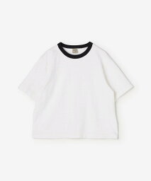 Bshop BUZZ RICKSON'S ｜ ＜別注＞リンガーTシャツ WOMEN ビショップ トップス カットソー・Tシャツ ホワイト グレー【送料無料】