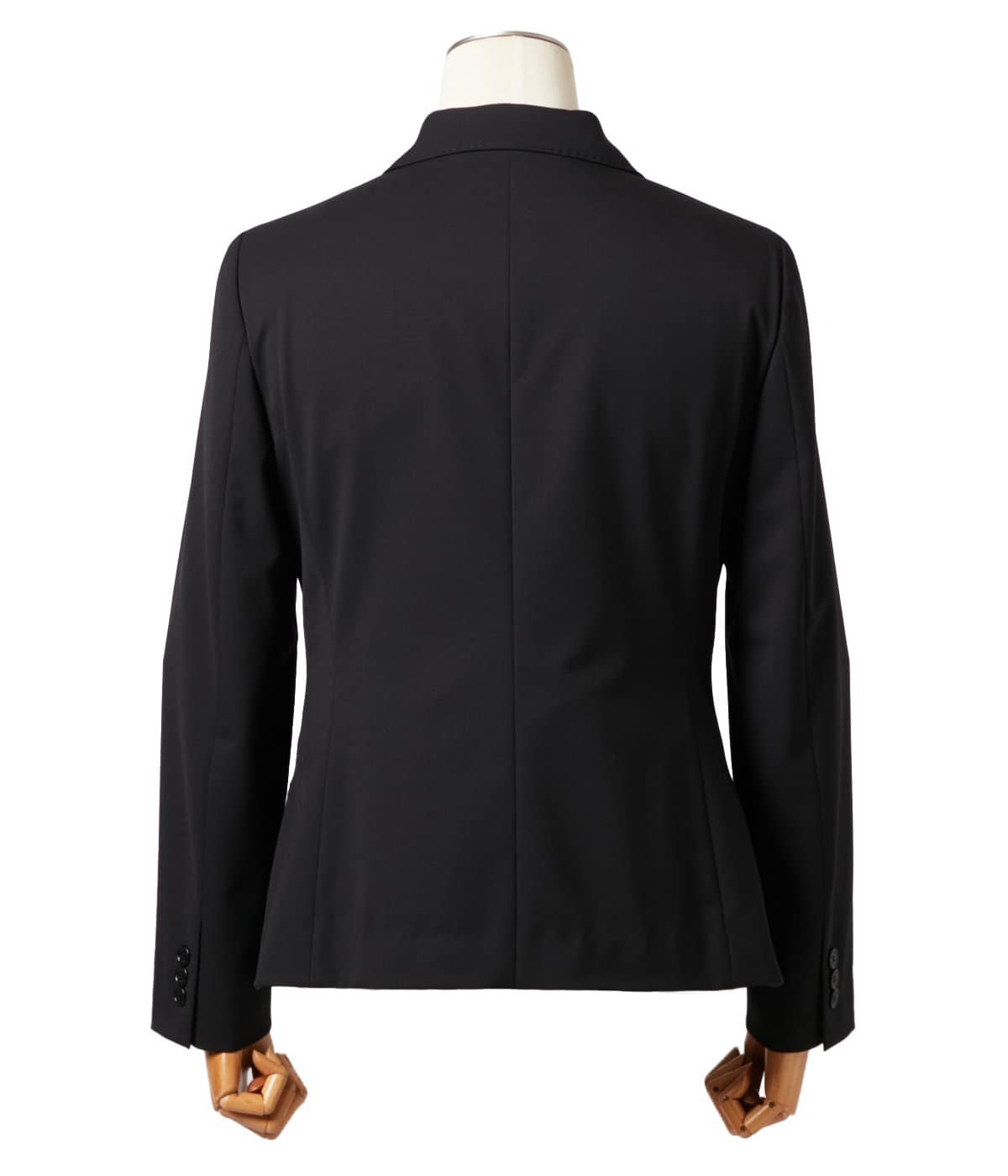 NEWYORKER WOMEN L-SIZE 【L】2WAYストレッチツイル コンパクトノッチドラペル2釦ジャケット ニューヨーカー エルサイズ ジャケット・アウター テーラードジャケット・ブレザー ブラック