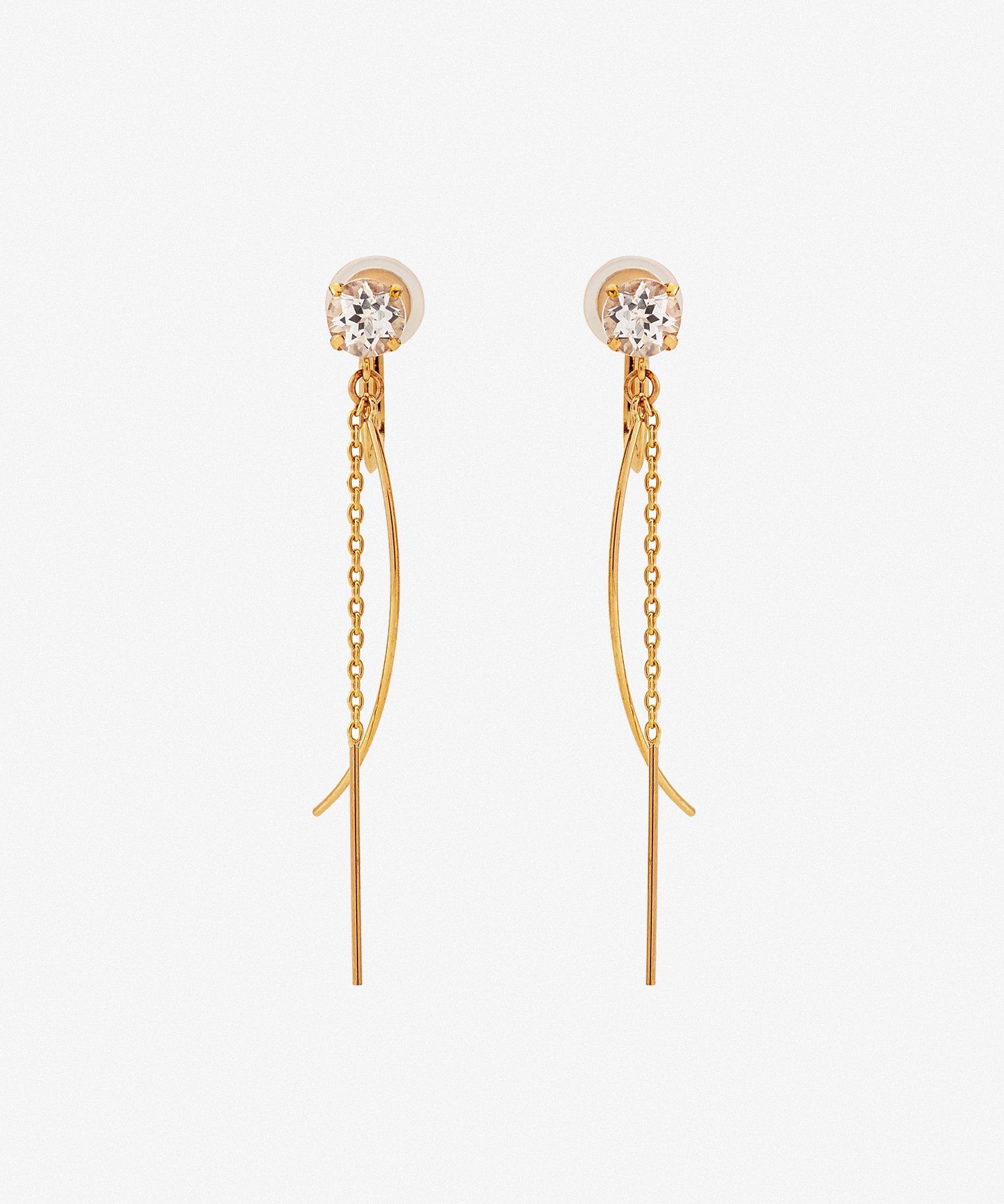 WISP JEWELRY K10YGイヤリング(FERWP22782) ウィスプジュエリー アクセサリー・腕時計 イヤリング・イヤーカフ イエロー ゴールド【送料無料】(4)