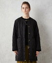 【SALE/30%OFF】LE SOUK HOLIDAY ノーカラー ロングキルトジャケット ルスークホリデー ジャケット・アウター その他のジャケット・アウタ...