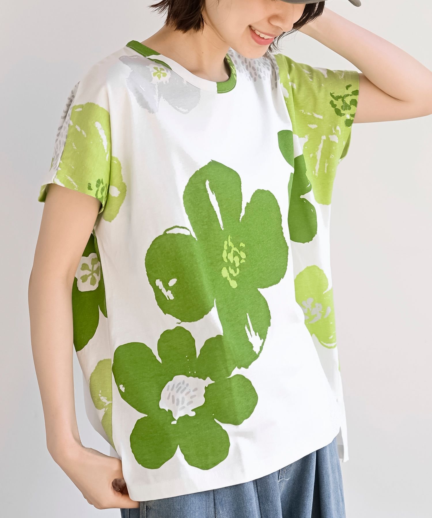 楽天市場】花柄プリント(Tシャツ・カットソー|トップス 楽天市場】花柄プリント(Tシャツ・カットソー|トップス