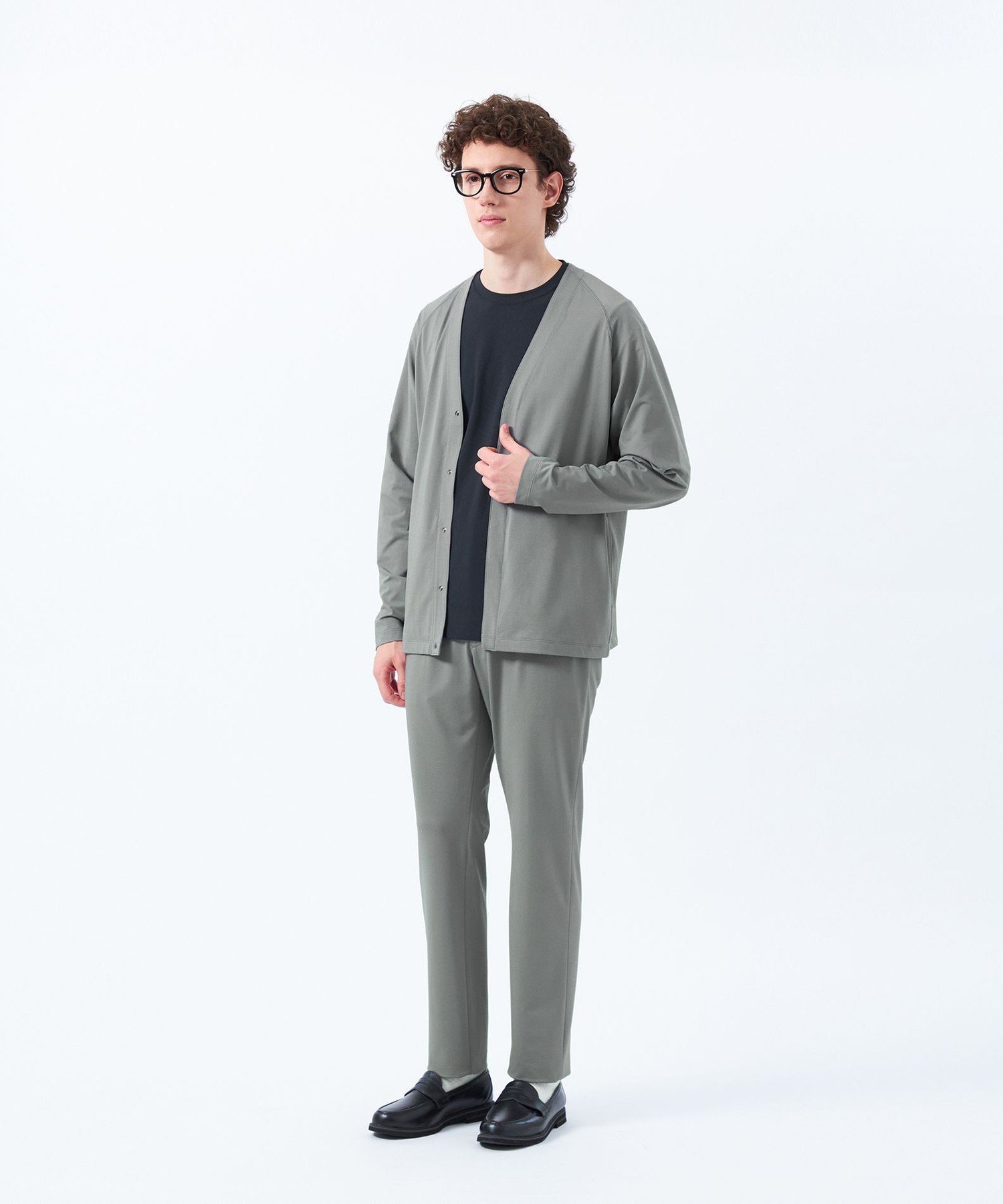 【SALE／47%OFF】MACKINTOSH PHILOSOPHY ドライフラットストレッチ ハイパーストレッチメッシュ カーディガン マッキントッシュ フィロソフィー ジャケット・アウター ブルゾン・ジャンパー ブラック グレー【送料無料】