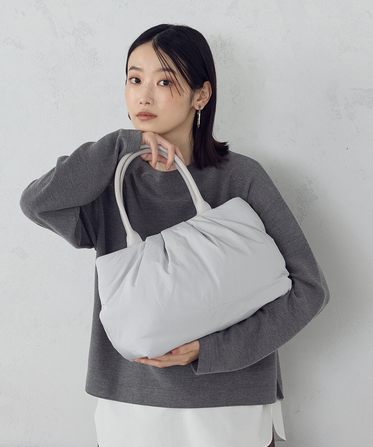 【SALE／50%OFF】MONO COMME CA 2WAY パデット トート コムサイズム バッグ トートバッグ ベージュ ブラック