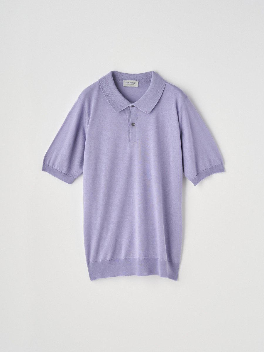 【SALE／20%OFF】JOHN SMEDLEY [Anglo Indian Gauze] 半袖ニットポロシャツ ｜ LEYBURN ｜ 30G EASY FIT ジョンスメドレー トップス ニット【送料無料】