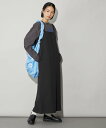 【SALE/30%OFF】CITEN <CITEN>Iラインワイドストラップワンピース シテン ワンピース・ドレス ジャンパースカート ブラック グレー【送料無...