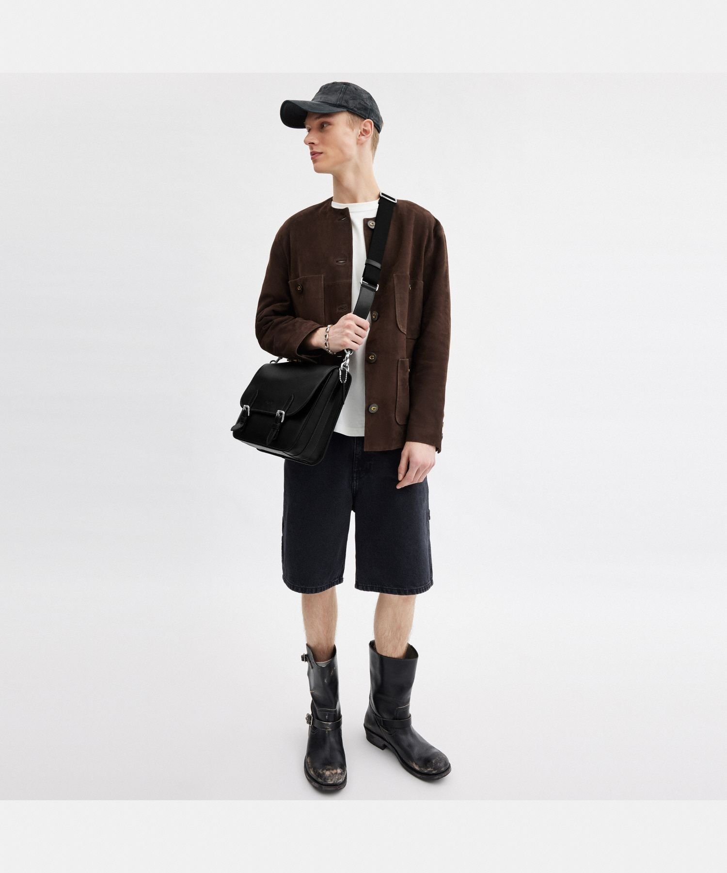 COACH 【公式】ヒッチ メッセンジャー バッグ コーチ バッグ ショルダーバッグ ブラック【送料無料】