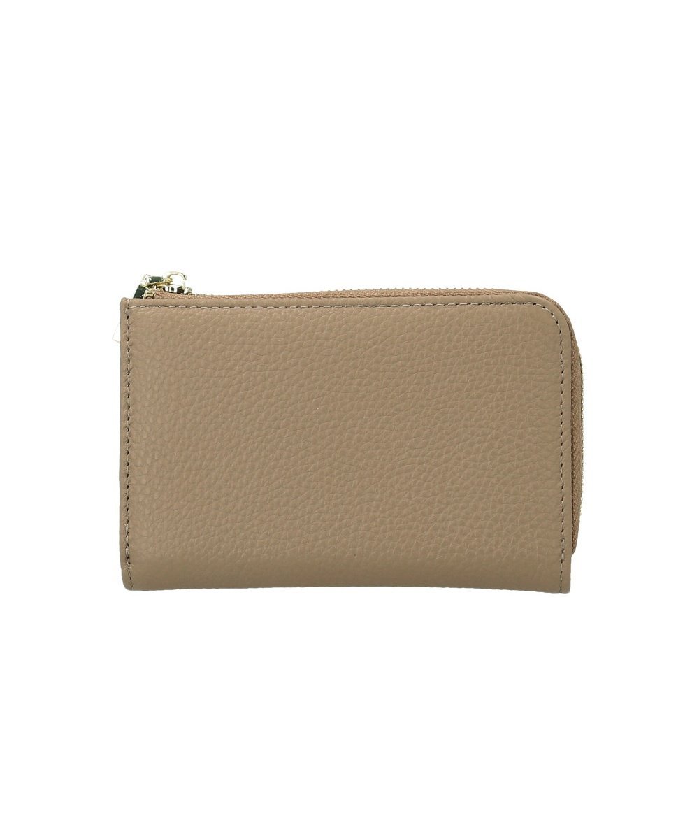 LIZDAYS LIZDAYS L字型ファスナーマルチ収納本革ミニ財布 ローラ 財布・ポーチ・ケース コインケース・小銭入れ・札入れ グレー ネイビー