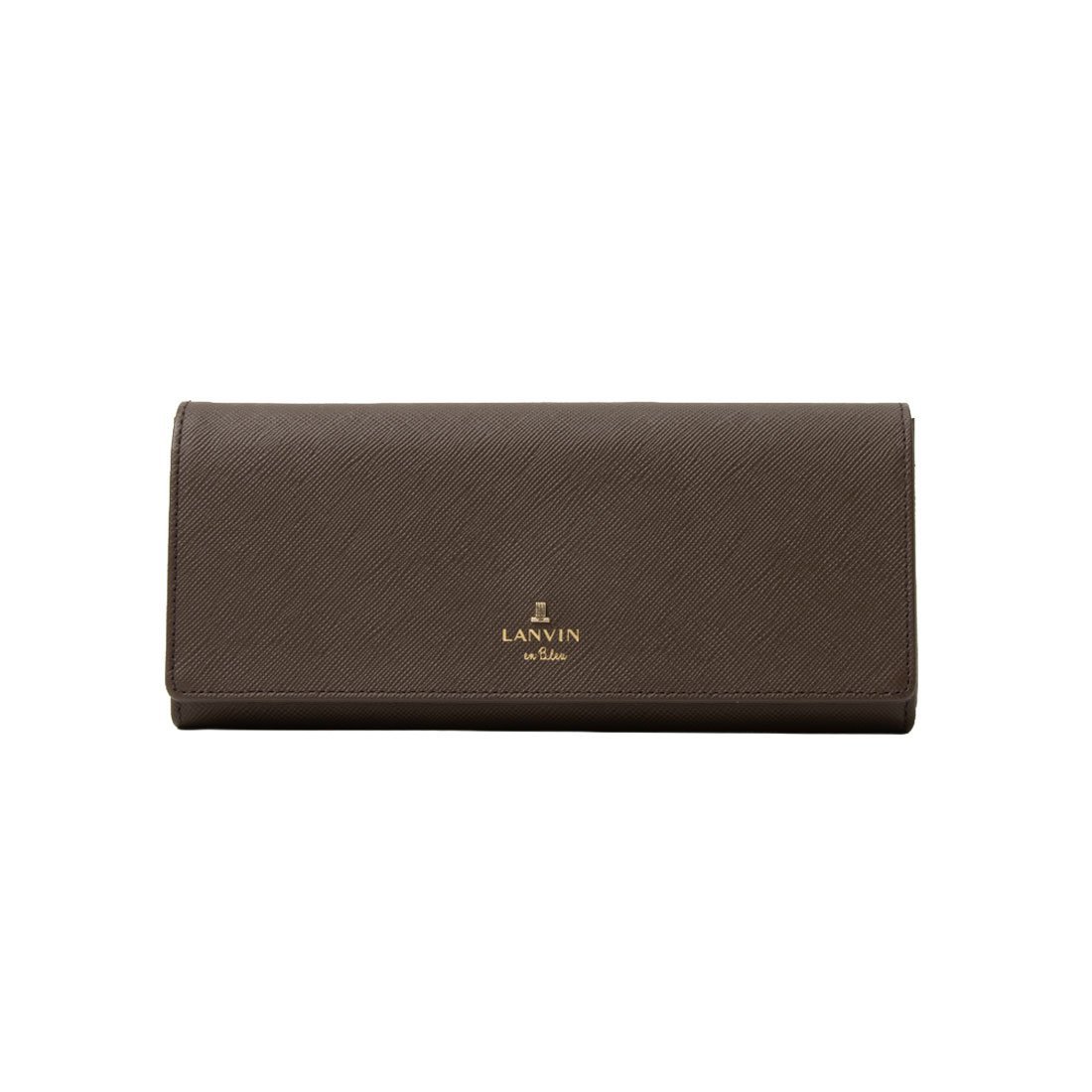 LANVIN en Bleu ランバン オン ブルー LANVIN en Bleu リュクサンブール かぶせ長財布 クイーポ 財布・ポーチ・ケース 財布 ピンク ネイビー グリーン ブラウン【送料無料】