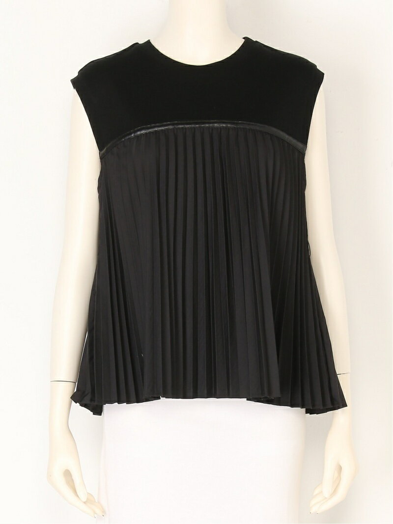 【SALE／60%OFF】FRAY I.D 布帛ドッキングカットソー フレイ アイディー トップス カットソー・Tシャツ ブラック カーキ ホワイト【送料無料】のサムネイル