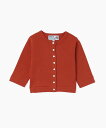 agnes b. ENFANT M001 L CARDIGAN ベビー カーディガンプレッション アニエスベー トップス カーディガン オレンジ【送料無料】