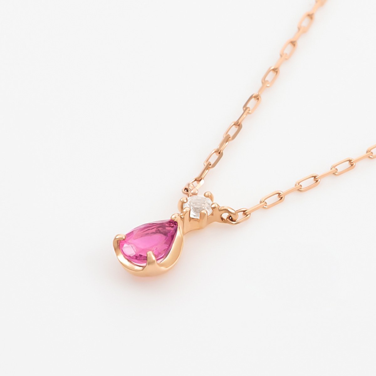 4℃ 【10月誕生石】K10ピンクゴールド ネックレス ヨンドシー アクセサリー・腕時計 ネックレス ゴールド【送料無料】