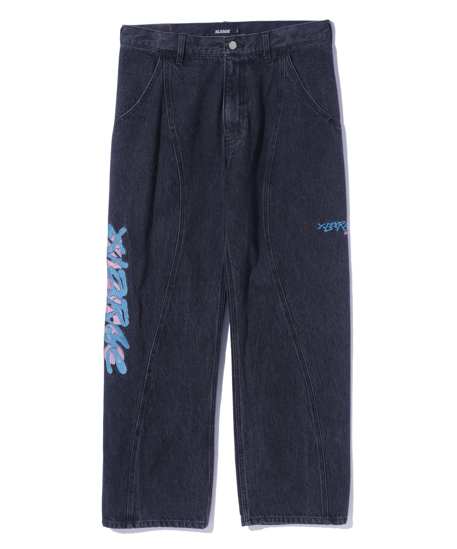 XLARGE SIDE CUTTING DENIM PANTS 【XLARGE】 エクストララージ 