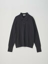 JOHN SMEDLEY 長袖コットンニットクラシックポロシャツ | FINCHLEY | 30G EASY FIT ジョンスメドレー トップス ニット ブラッ...