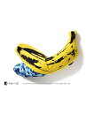 A BATHING APE MEDICOM TOY ANDY WARHOL ABC BANANA CUSHION S ア ベイシング エイプ インテリア・生活雑貨 クッション・クッションカバー イエロー【送料無料】