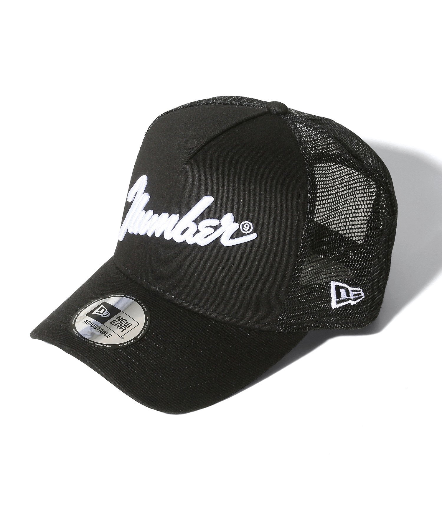 NUMBER (N)INE NUMBER (N)INE NEW ERA_number9_MESH CAP ナンバーナイン 帽子 キャップ ブラック【送料無料】