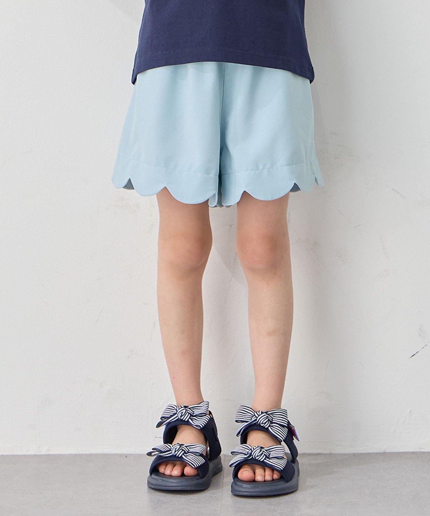 【SALE／30%OFF】any FAM KIDS 【柄が浮き出る】水陸両用 ミラクル ショート パンツ エニィファム パンツ その他のパンツ ブルー ピンク ベージュのサムネイル