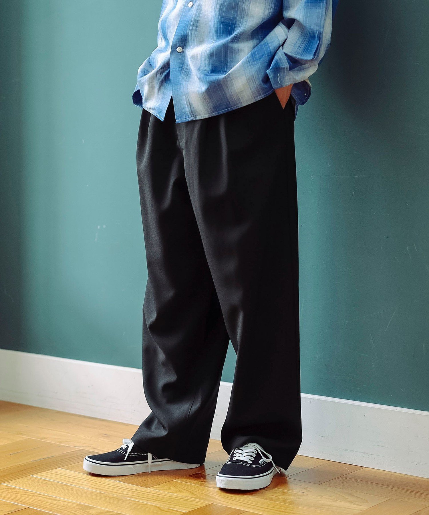 B:MING by BEAMS ポリエステル イージー パンツ ビーミング ライフストア バイ ビームス パンツ その他のパンツ ブラック グレー【送料無料】