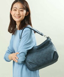 MK MICHEL KLEIN BAG 【2WAY】【チャーム付き】パンチングデザインバッグ エムケーミッシェルクランバック バッグ トートバッグ ネイビー オレンジ グリーン パープル【送料無料】