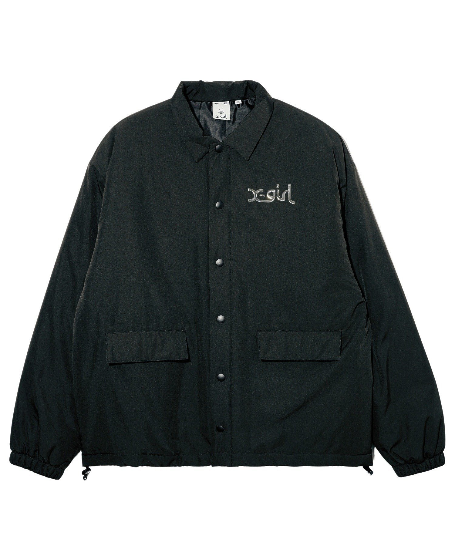 コーチ X-girl PADDED COACH JACKET ジャケット X-girl エックスガール ジャケット・アウター その他のジャケット・アウター ブラック ホワイト【送料無料】