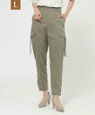 【SALE/70%OFF】EVEX by KRIZIA 【L】【ウォッシャブル】ウォシュドサテンパンツ サンヨー エルサイズ パンツ その他のパンツ カーキグリ...