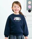【SALE/30%OFF】any FAM KIDS 裏シャギーアニマルトレーナー エニィファム トップス スウェット・トレーナー パープル ネイビー