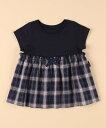 【SALE/20%OFF】COMME CA ISM くしゅっとチェック チュニックTシャツ(ベビーサイズ) コムサイズム マタニティウェア・ベビー用品 その他の...