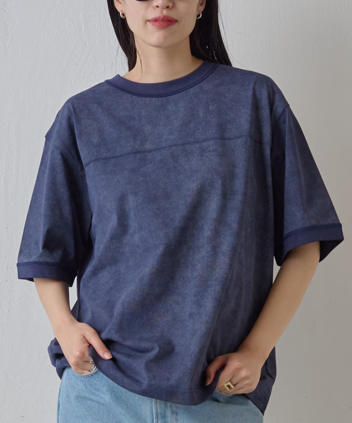 COLONY 2139 ムラ染め天竺Tシャツ コロニー トゥーワンスリーナイン トップス カットソー