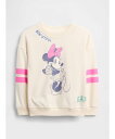 GAP (K)Gap × ディズニー ヴィンテージソフト スウェットシャツ (幼児・ベビー) ギャップ トップス スウェット・トレーナー パープル ホワイト【送...